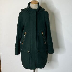 J. Crew Chateau Hooded Parka in Italian Stadium Cloth by Nello Gori